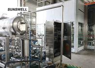 Precisely Control   Washing Filling Capping Machine Warm Temperature For  Soft Drink