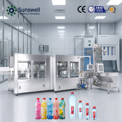 हाई स्पीड 24000BPH 500ml वाटर बॉटलिंग लाइन